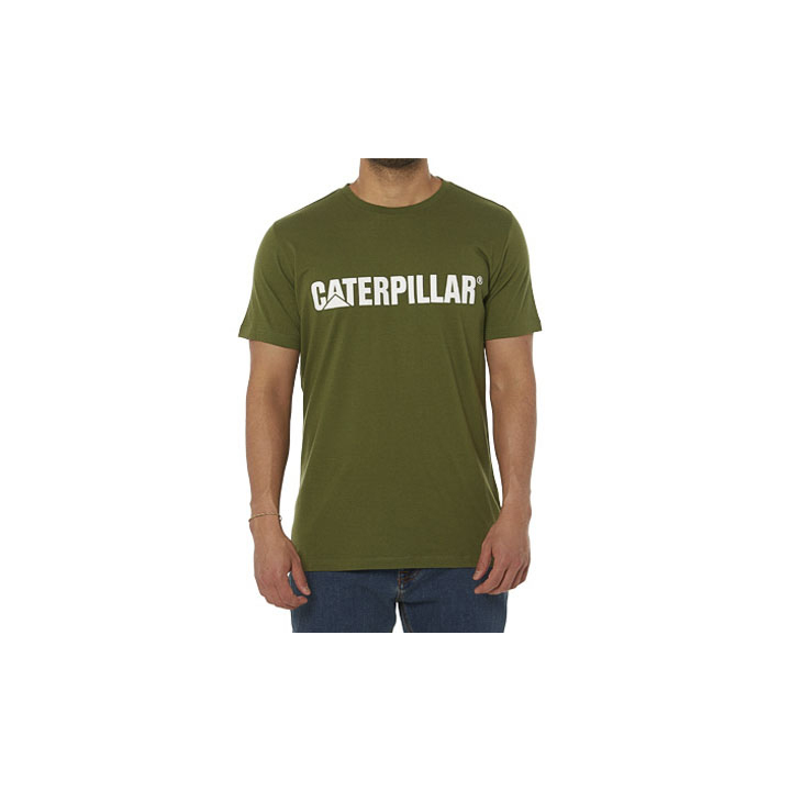 Caterpillar Logo Philippines - Mens T-Shirts - White 59218RGMI
